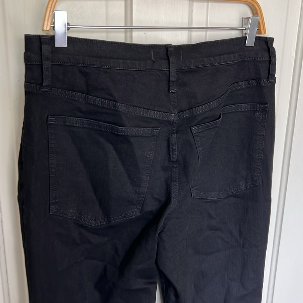 Madewell Skinny Flare Jeans in Black Frost Wash - Picture 11 of 15